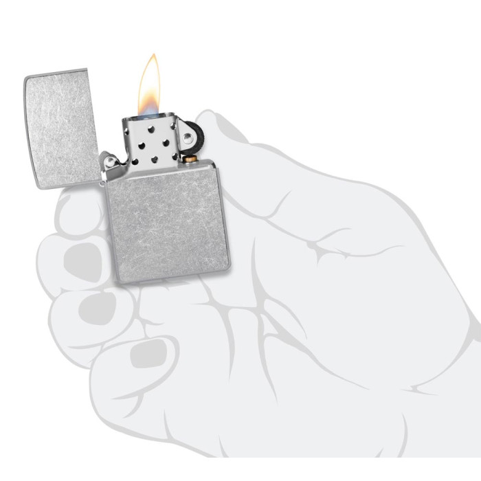 Запальничка Zippo 207 Regular Street Chrome
