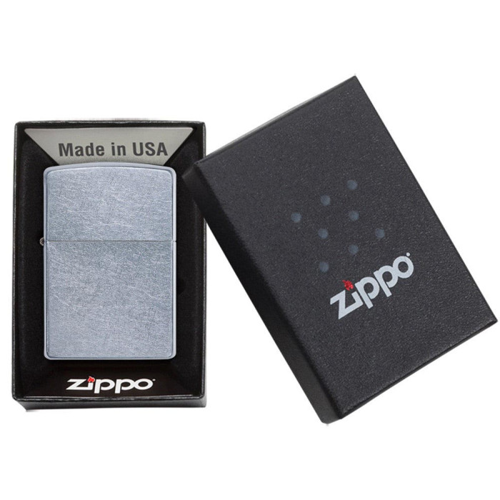 Запальничка Zippo 207 Regular Street Chrome