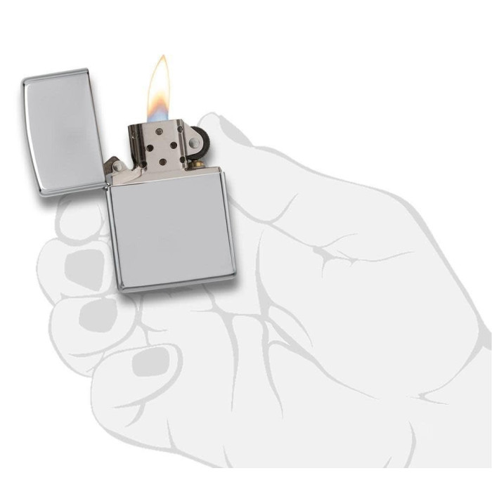 Запальничка Zippo 250 High Polish Chrome