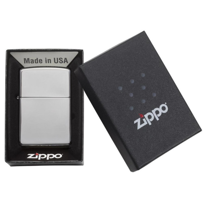 Запальничка Zippo 250 High Polish Chrome